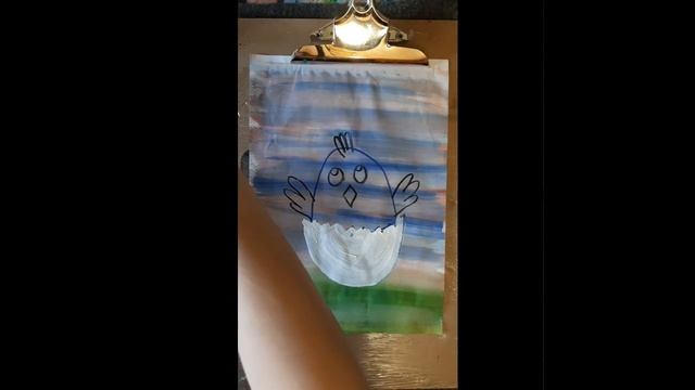 Рисование гуашью «цыплёнок" смотреть онлайн