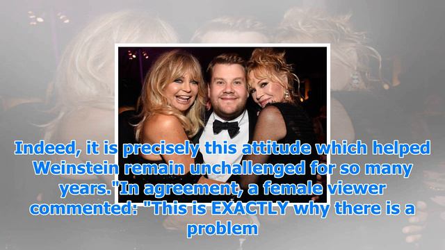 James corden slammed by actress over crude harvey weinstein jokes: 'you f****** piglet' смотреть онлайн