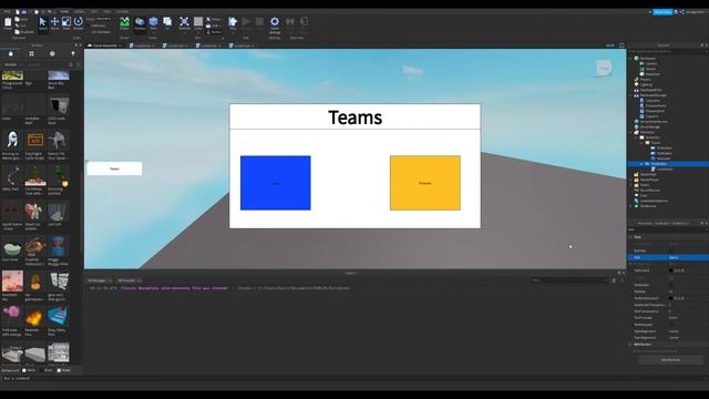 How to make a team change/morph GUI in roblox studio смотреть онлайн