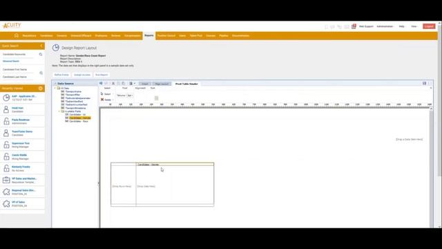 Taleo TBE Reporting – How to Create a Diversity Count Report смотреть онлайн