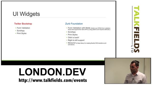 LDV - Bootstrap vs Foundation - Who owns the Future? смотреть онлайн