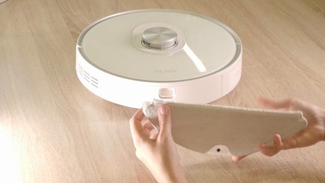ELARI SmartBot ULTIMATE Как использовать насадку для влажной уборки смотреть онлайн