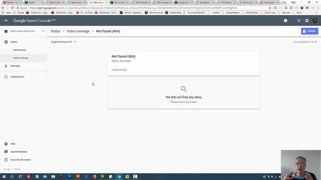 Google Search Console Index Coverage Not Found 404 смотреть онлайн