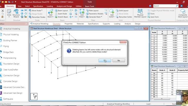 Industrial Steel Warehouse Design And Modeling In Staad.Pro CONNECT Edition-Part 1