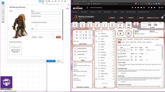 How to import / integrate your DnDBeyond Character Sheet into Roll20 with Beyond20 смотреть онлайн
