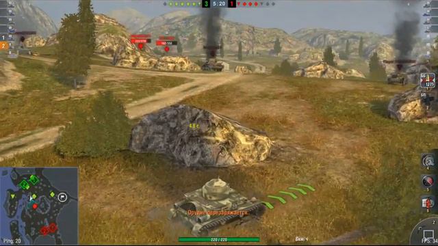 Летсплей по танку T2 Light Tank.World of tanks blitz-Wot Blitz. смотреть онлайн