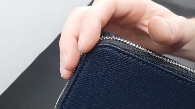 Клатч из кожи сафьяно/ zipper wallet смотреть онлайн