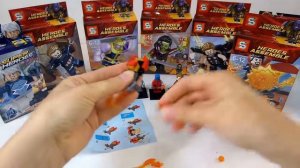 Лего MARVEL человечки часть 2, обзор игрушек лего, марвел герои