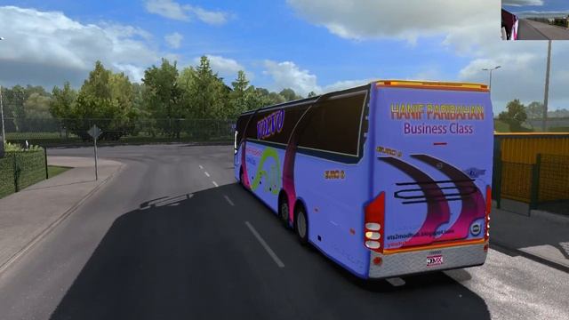 ets2 mods Hanif paribahan and euro line and AI Traffic customize skin for 1.31 to 1.34 смотреть онлайн