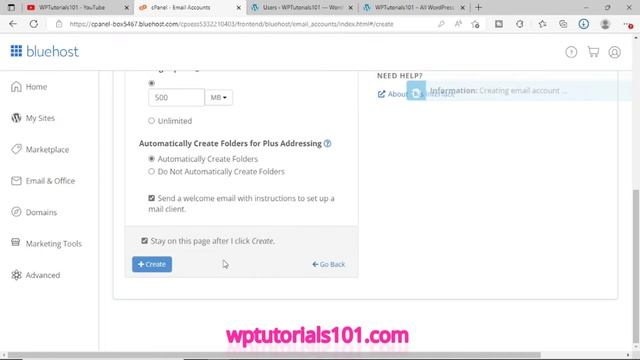 How To Setup an Email Account on Bluehost cPanel | Create a FREE Professional Email in Bluehost 202 смотреть онлайн