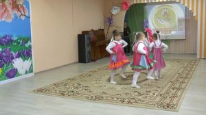 «Матрешечки», танец девочек в детском саду