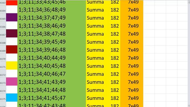 Лото 7 из 49 Сумма 182 видео 4 смотреть онлайн