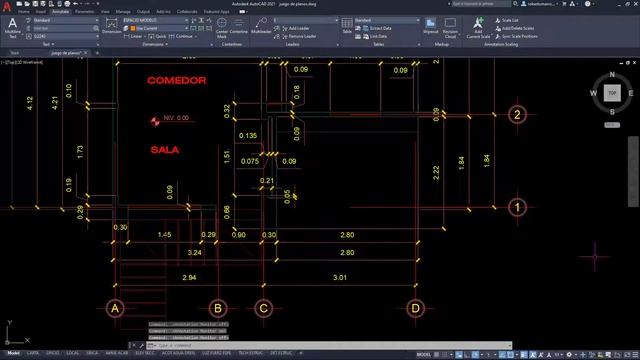 Quitar marcas de anotación en las cotas en AutoCAD смотреть онлайн