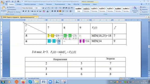 ЗАДАЧА ОПРЕДЕЛЕНИЕ ВЫГОДНОГО ПУТИ Метод динамического программирования смотреть онлайн
