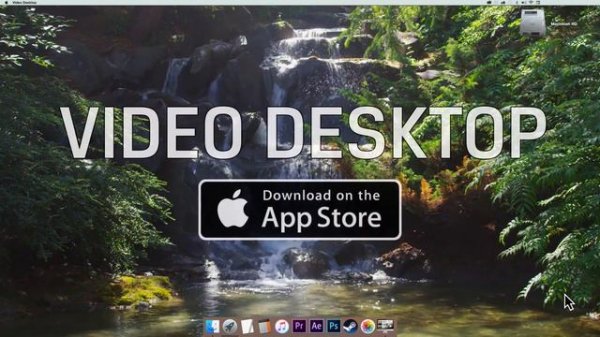 Wide Waterfall for Video Desktop Wallpaper