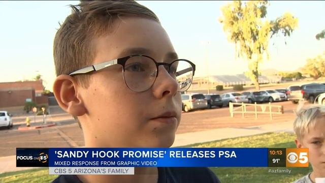 Phoenix area parents and teens react to graphic PSA on school shootings смотреть онлайн
