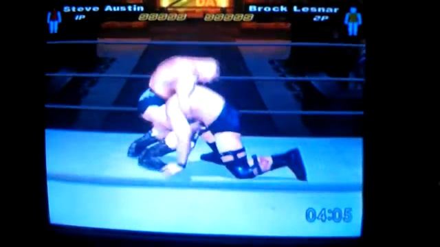 Обзор WWE SmackDown! Here Comes the Pain на прошитом Playstation 2 slim смотреть онлайн