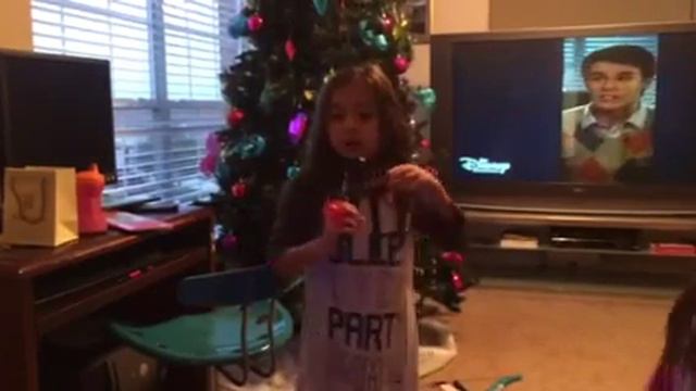 Audrey's 1st Song on her Karaoke Machine смотреть онлайн