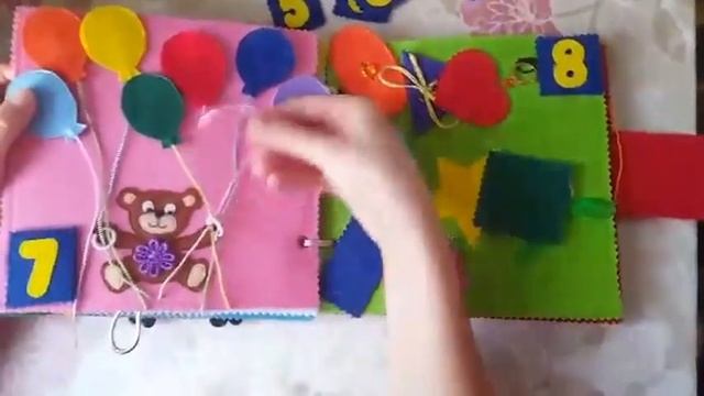 Книжка из фетра для Екатерины счет до 10 смотреть онлайн