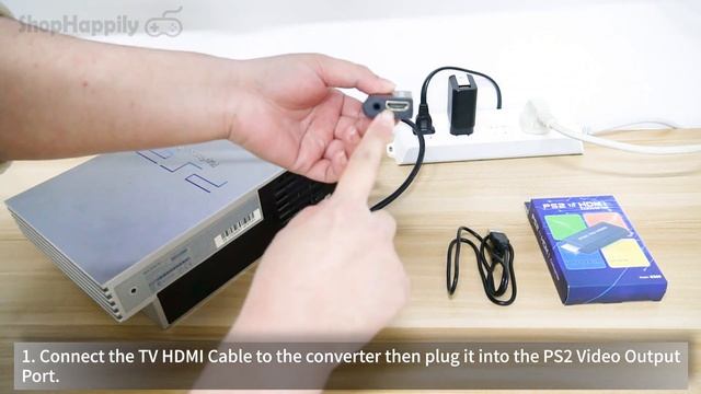 How to Setup the PS2 to HDMI adapter converter смотреть онлайн