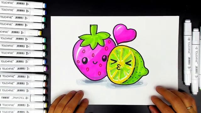 Простые рисунки МАРКЕРЫ - РыбаКит папа рисует смотреть онлайн