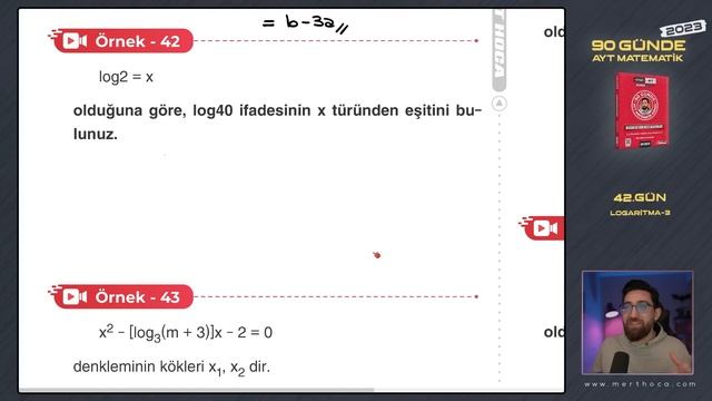 Logaritma-3 | 90 Günde AYT Matematik Kampı | 42.Gün | 2023 | #logaritma #aytmatematik смотреть онлайн