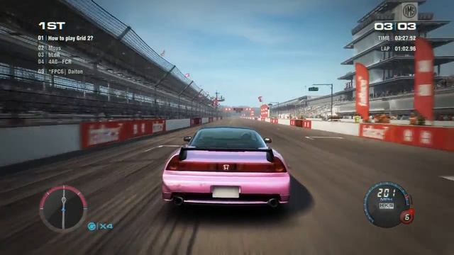 GRID 2 PC Multiplayer Race: Tier 3 Upgraded Honda NSX R (Best T3 car w/ best upgrade setup) смотреть онлайн