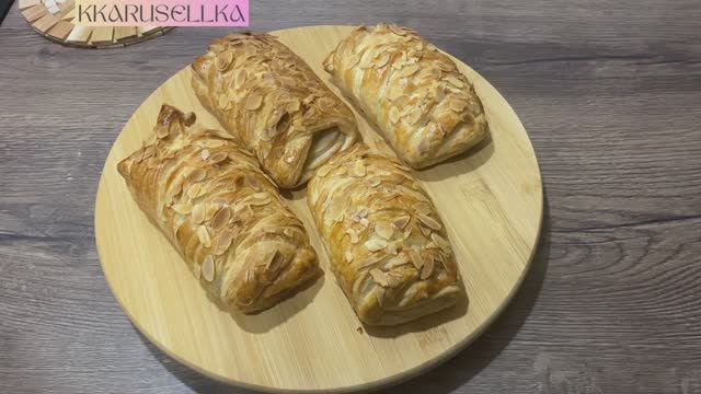 Слойка с грушей! Очень вкусно и быстро смотреть онлайн