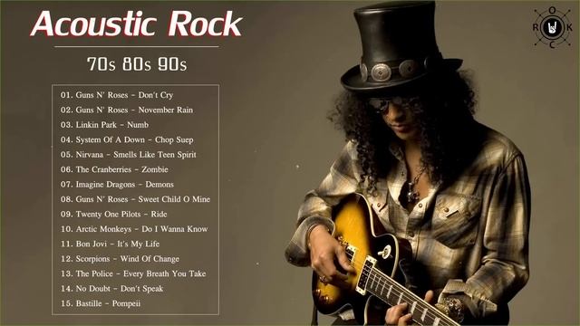 Acoustic Rock Songs 70s 80s 90s - Top Classic Rock Acoustic Rock Songs All Time смотреть онлайн