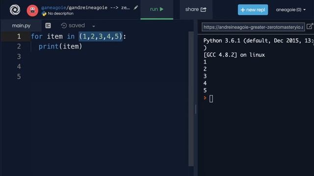 [Language skills Python] For Loops [Tutorial] смотреть онлайн