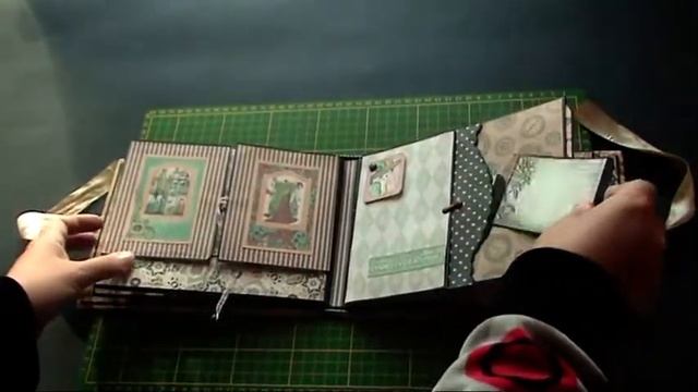 Скрапбукинг Альбом в стиле "Ретро". смотреть онлайн