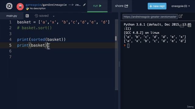 New Complete Python Course 2023 - List Methods 3 in Python 2023 смотреть онлайн