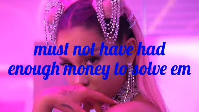 Ariana Grande - 7 rings (Lyrics) смотреть онлайн