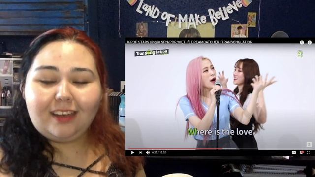 DREAMCATCHER sing in SPN/POR/VIET ? | TRANSONGLATION | Reaction смотреть онлайн