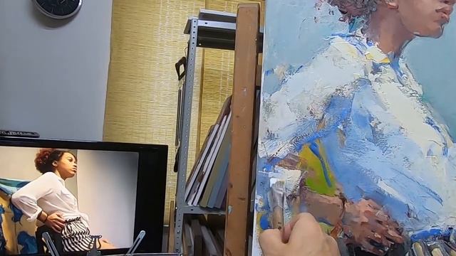 Лиза. Живопись. Процесс смотреть онлайн