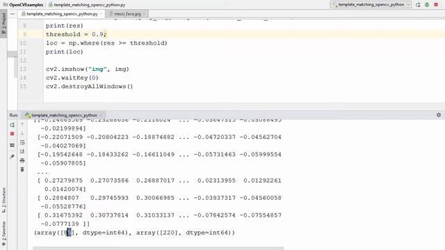 28. Template matching using OpenCV Python смотреть онлайн