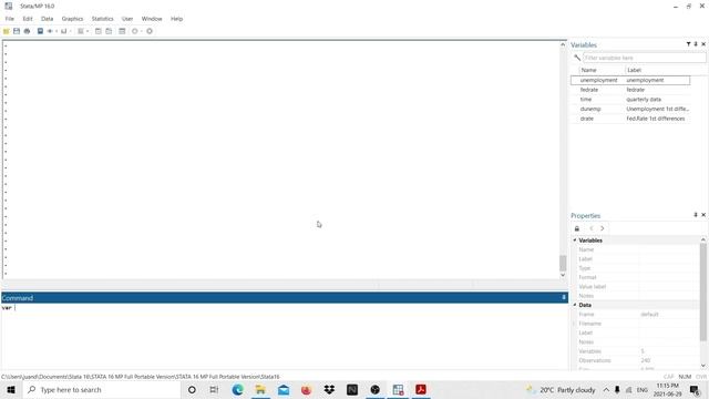 VAR model in stata Part 1 смотреть онлайн