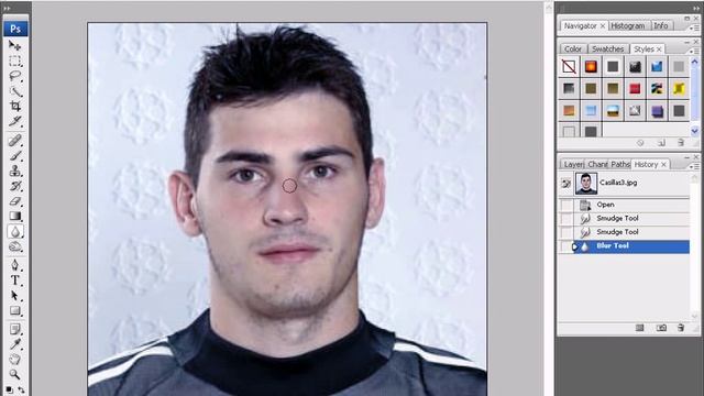 adobe photoshop cs3 : how to use the Blur tool смотреть онлайн