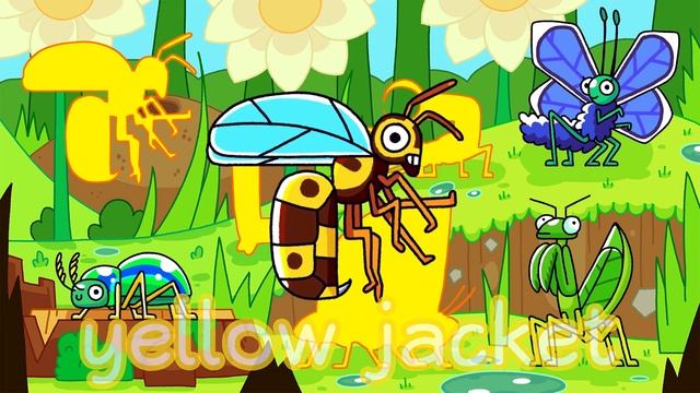Insects and Bugs for kids | Beetle Moth Butterfly Praying Mantis | Animals for kids | Club Baboo смотреть онлайн