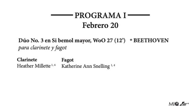 | SINFONIETTA MIQ | PROGRAMA I смотреть онлайн