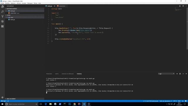 [Go/Golang] 15 - Découverte du package HTTP смотреть онлайн