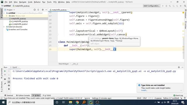 embed matplotlib in pyqt5 with Qt Designer смотреть онлайн