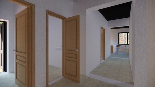 Проект уютного одноэтажного дома с четырьмя спальнями. Здесь сбываются желания! смотреть онлайн