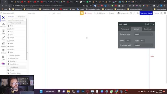 BUBBLE - CV CARD - Portfólio - NO-CODE - UI Design - Layout - Template - Parte 5 - Passo a passo смотреть онлайн