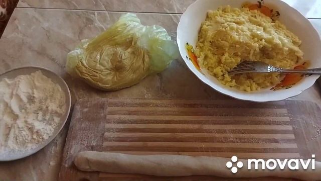Вареники с картошкой из теста на кипятке. смотреть онлайн