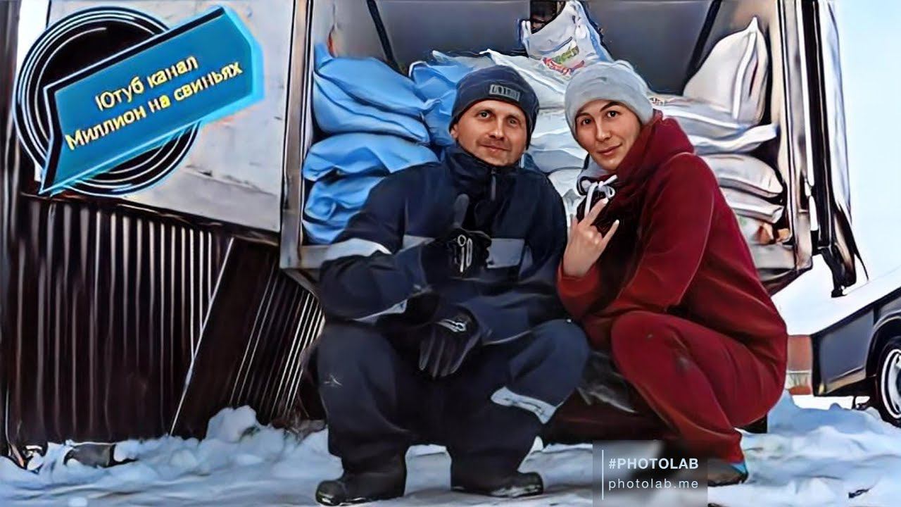 Хрячки уехали на племя! Сломался прицеп! Закупил корма на новогодние праздники! смотреть онлайн