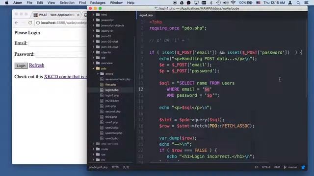 Code Walkthrough: PHP, MySQL, and PDO - Part 3 смотреть онлайн