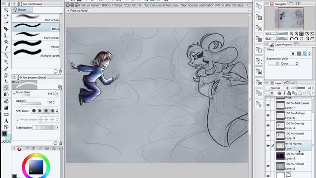 Undertale - "DETERMINATION" Speedpaint смотреть онлайн