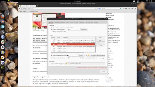 Installing Variety Wallpaper changer in Ubuntu 14.10 смотреть онлайн