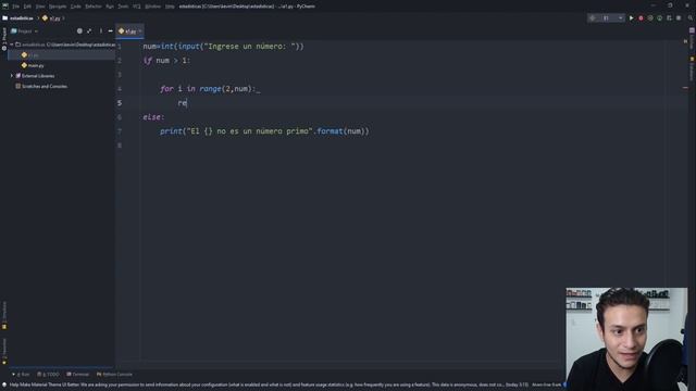 9.7 Números Primos en Python | Bucle for y while | Programar desde cero en Python смотреть онлайн